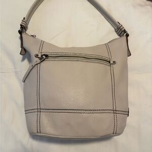 The Sak Sequoia Natural Sandstone White Leather Hobo Bag Shoulder